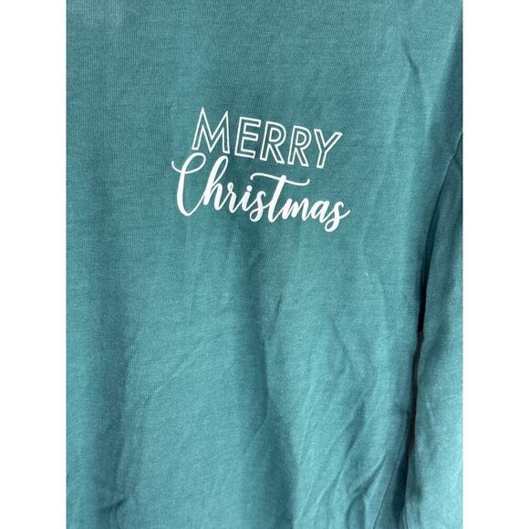 Gameday Couture "I'll Be Home" Holiday Elbow Patch Shirt Women's XXL NWOT - Picture 8 of 12